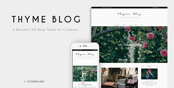 Thyme - A Blog & Shop Theme for WordPress