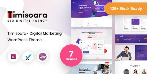 Timisoara - Digital Marketing WordPress Theme + RTL