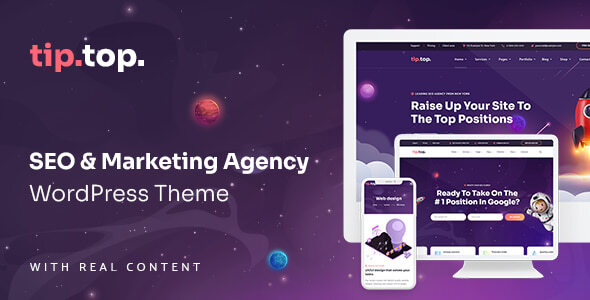 TipTop - SEO Marketing Agency WordPress Theme