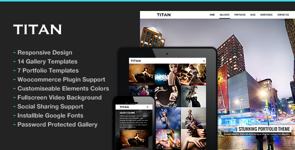 Titan | Photography WordPress