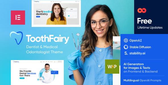 Tooth Fairy - Dentist WordPress Theme