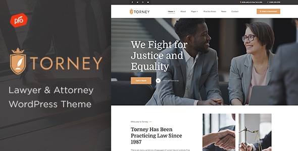 Torney - Lawyer & Attorney WordPress Theme