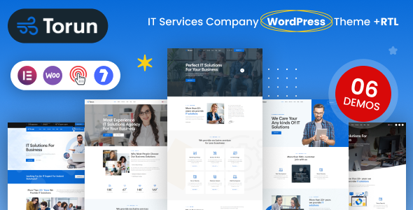 Torun - IT Services Company WordPress Theme + RTL