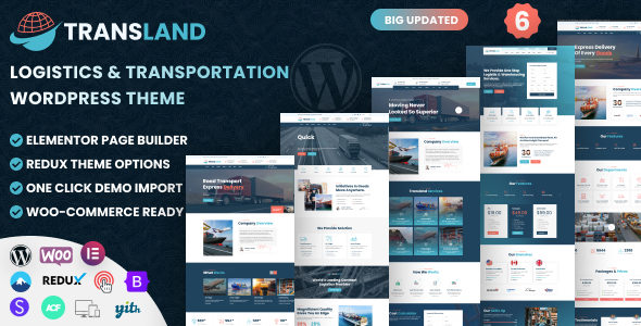 Transland - Transport & Logistics WordPress Theme