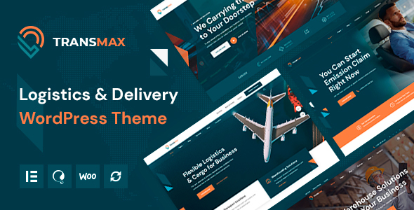 Transmax - Logistics & Delivery Company WordPress Theme