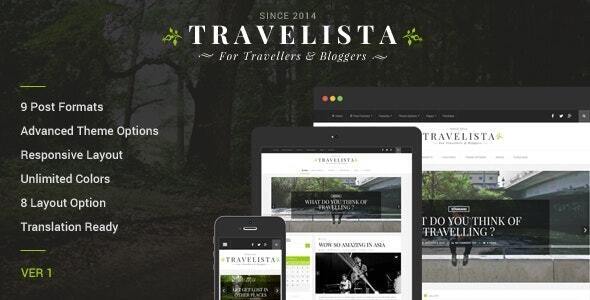 Travelista - WordPress Blog Theme