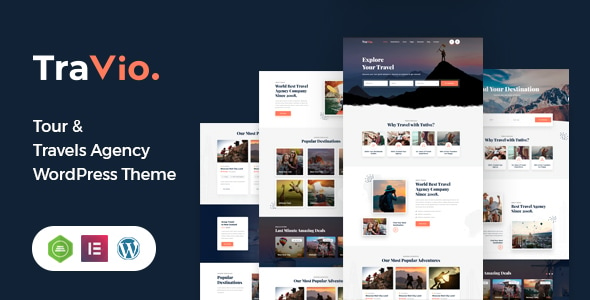 Travio – Travel Agencies WordPress Theme