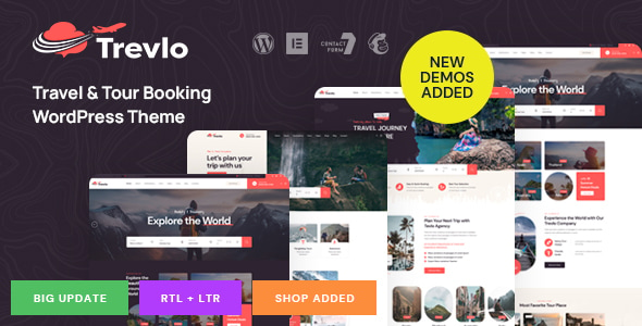 Trevlo - Travel & Tour WordPress Theme