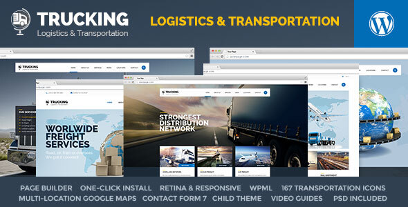 Trucking - Transportation & Logistics WordPress