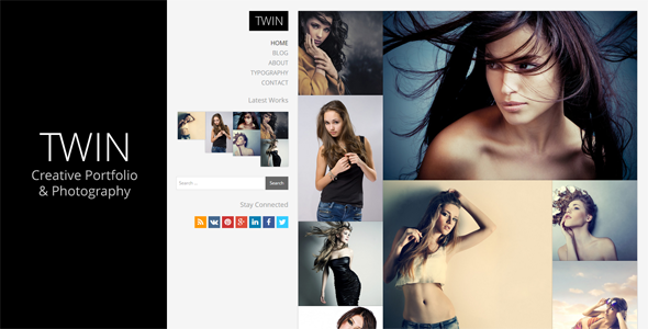 Twin - Creative Portfolio and Photography WordPress Theme