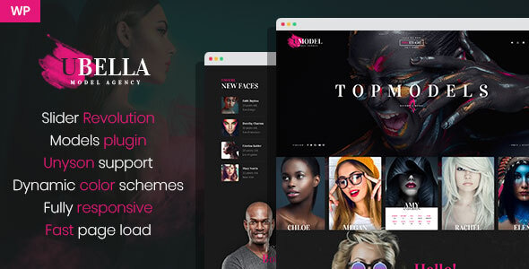 UBella - Model Agency WordPress Theme