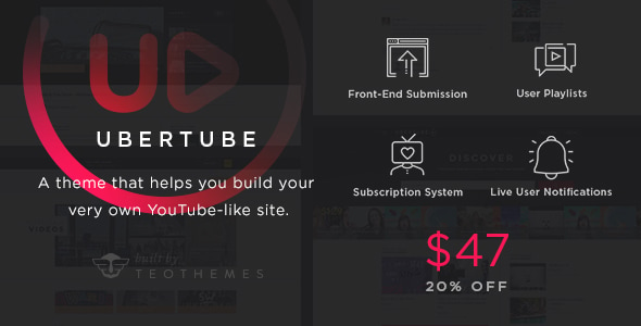 UberTube - Video WordPress Theme