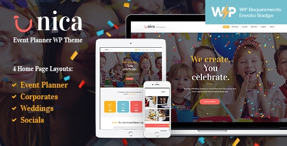 Unica - Event Planning & Wedding WordPress Theme