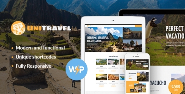 UniTravel | Travel Agency & Tourism Bureau WordPress Theme