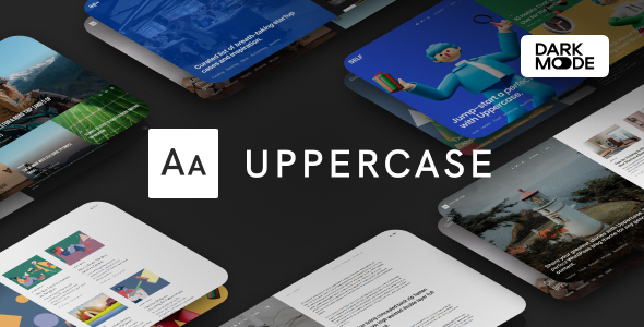 Uppercase - WordPress Blog Theme with Dark Mode