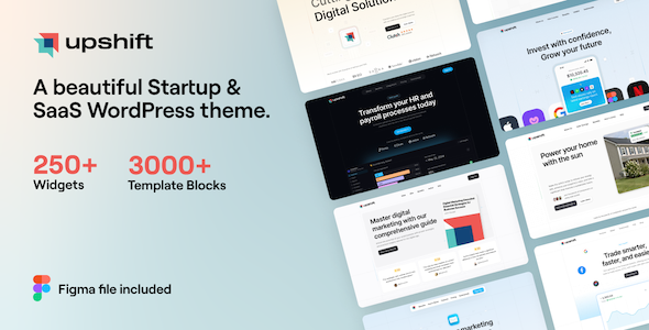 Upshift - Startup & SaaS WordPress Theme