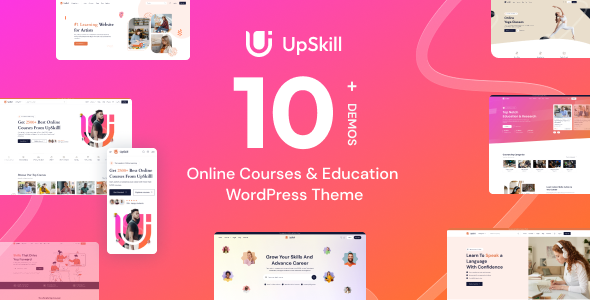 UpSkill - Education Online Courses LMS WordPress Theme