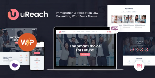 uReach | Immigration & Relocation Consulting WordPress Theme