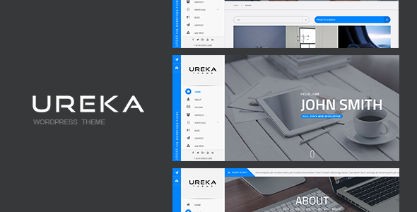 UREKA - Responsive Vcard WordPress theme