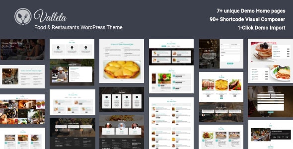 Valleta - Food & Restaurants WordPress Theme