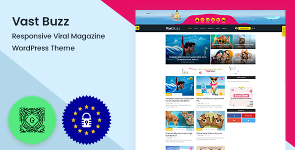 Vast Buzz - Viral Magazine WordPress Theme