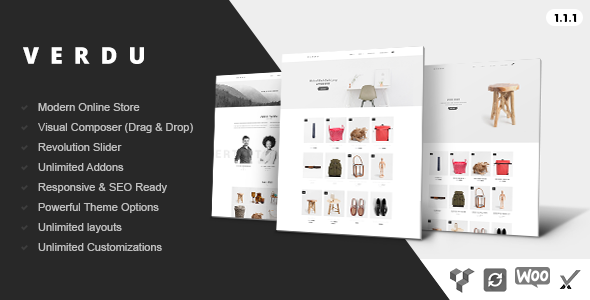 Verdu - Creative Multiuse eCommerce Theme - Minimalist WooCommerce