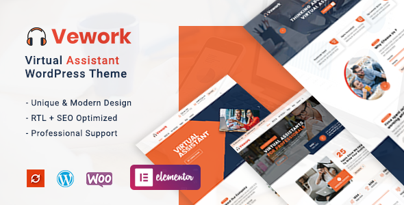 Vework - Virtual Assistant WordPress Theme