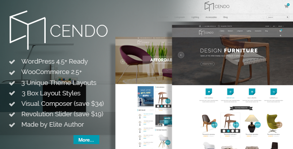 VG Cendo - WooCommerce WordPress Theme for Furniture Stores