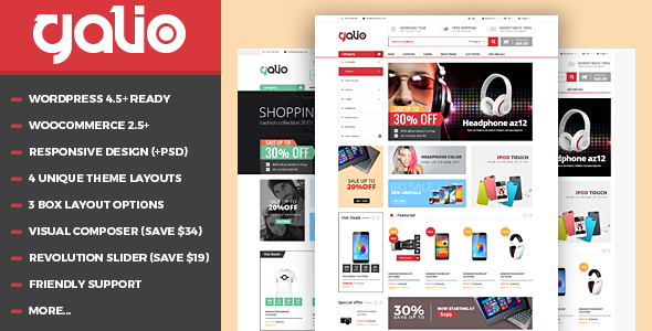 VG Galio - Mega Shop Responsive WooCommerce Theme