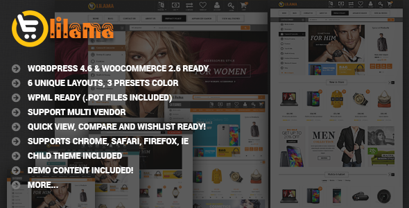 VG Lilama - Mega Shop Responsive WooCommerce Theme