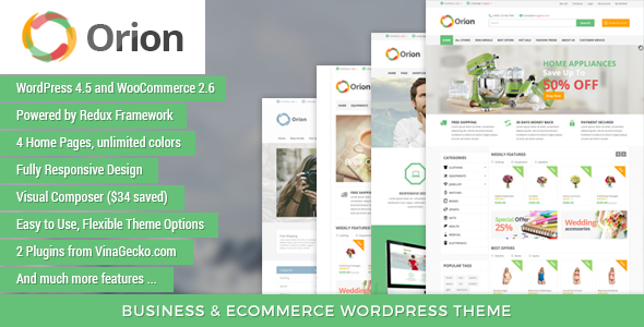 VG Orion - Business & eCommerce WordPress Theme