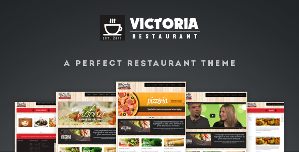 Victoria Premium Restaurant Wordpress Theme