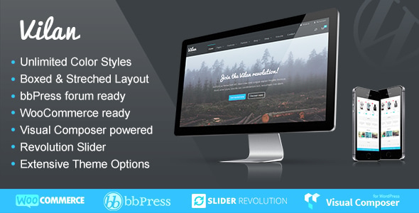 Vilan Corporate, Shop & Forum WordPress Theme