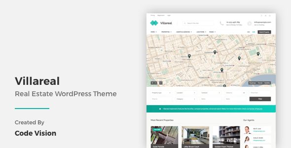 Villareal - Real Estate WordPress Theme