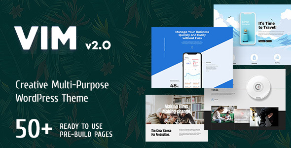 VIM - Creative Multi-Purpose WordPress Theme