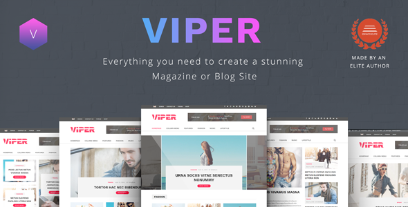 Viper - Newspaper and Magazine WordPress Theme