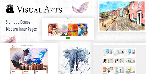 Visual Art | Gallery WordPress Theme