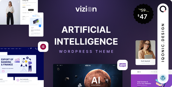 Vizion 4.0 - Artificial Intelligence WordPress Theme