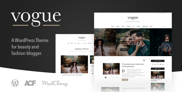 Vogue CD - Lifestyle & Fashion Blog Theme for WordPress