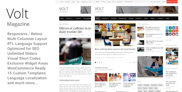 Volt - Newspaper & Magazine WordPress Theme