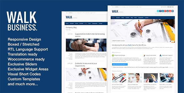 Walk - Responsive Business WordPress Theme