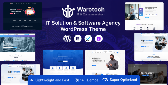 Waretech - IT Solutions & Technology WordPress Theme