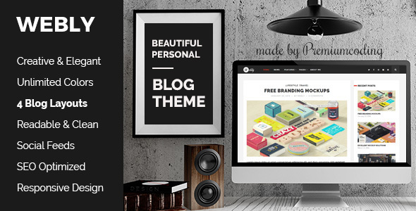 Webly - WordPress Blog Theme