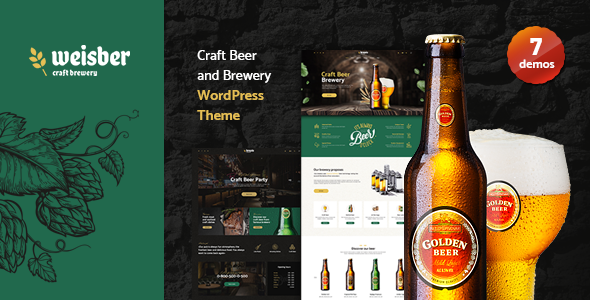 Weisber - Craft Beer & Brewery WordPress Theme