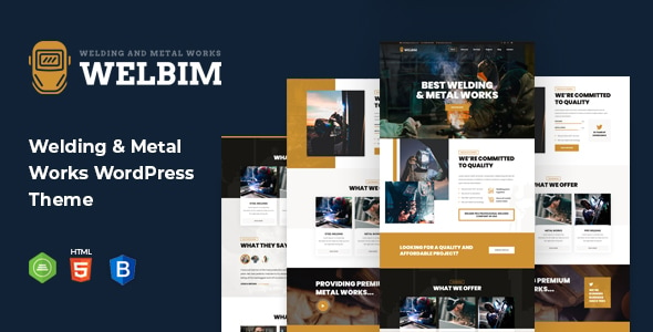 Welbim - Welding Services WordPress Theme