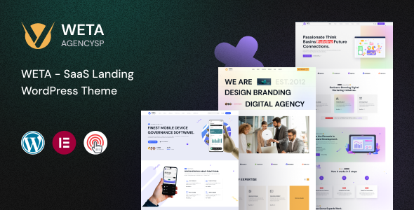 WETA - SaaS, Ai, Tech & Startup Multipurpose WordPress Theme