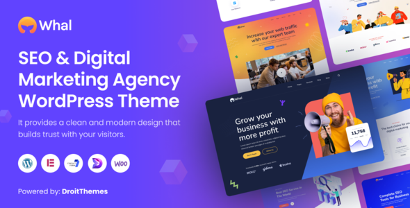 Whal - Digital Marketing & SEO WordPress Theme