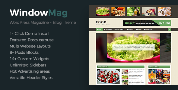 WindowMag - News & Magazine WordPress Theme