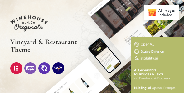 Wine House | Winery & Restaurant WordPress Theme