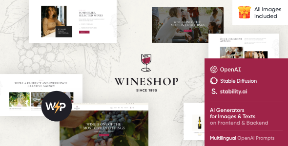 WineShop - Food & Wine Store WordPress Theme